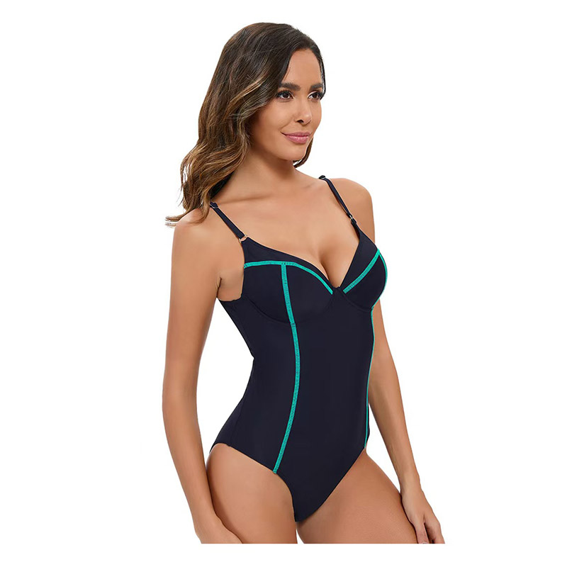 Best Design Sexy Women One Piece Swimwear Suit OEM ODM Service Beach Wear Women's Swimsuit for Adults -6