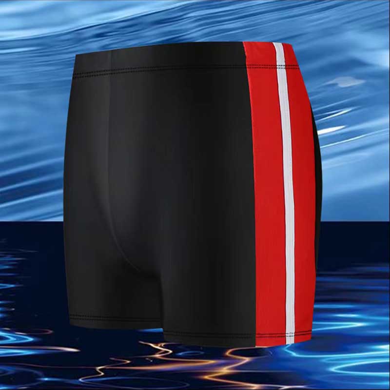 Custom Logo Unisex Nylon Spandex Men Swimming Shorts-1