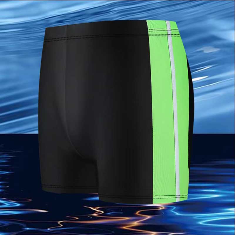 Custom Logo Unisex Nylon Spandex Men Swimming Shorts-2