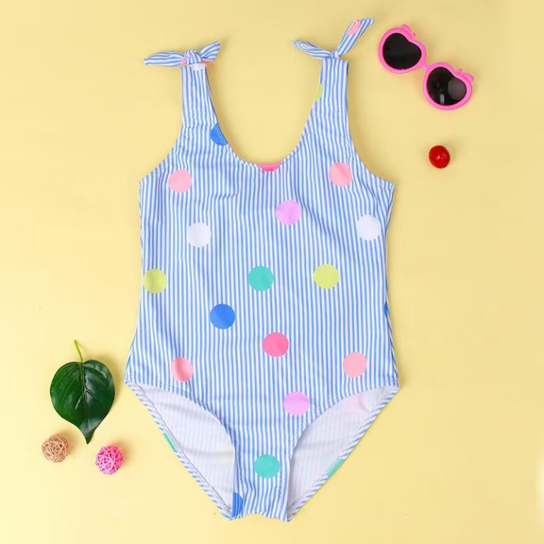 Customize Printed UPP50+Toddler Infant Baby Girls Swimsuit Kids One Piece Swimwear Bathing Suit Summer Beach Bikini -1