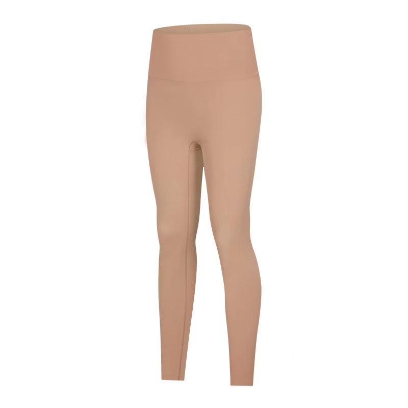 Peach Hip Pants Women's High-rise Elastic Leggings Knit Skinny Leggings Women Milk Silk Scrunch Butt Leggings with Pocket-4