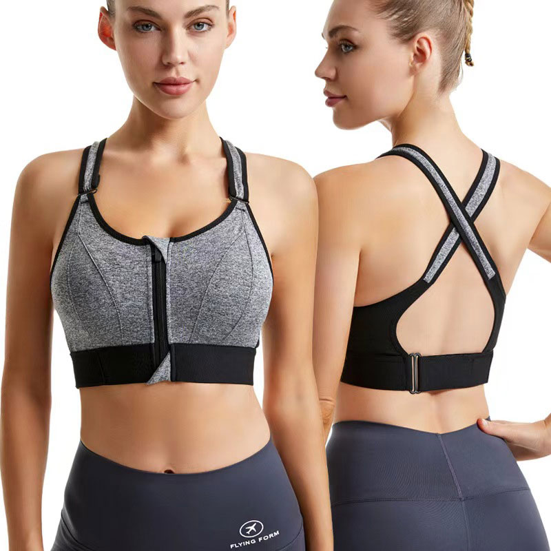 Racer-Back-Gym-Tank-Tops-Factory-Sale-Fixed-Cups-Contrasting-Colors-Sports-Bras-for-Women-2